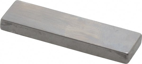 Mitutoyo - 0.116" Rectangular Steel Gage Block - Accuracy Grade 0, Includes Certificate of Inspection - Exact Tooling