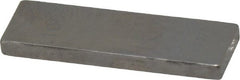 Mitutoyo - 0.1009" Rectangular Steel Gage Block - Accuracy Grade AS-1, Includes Certificate of Inspection - Exact Tooling