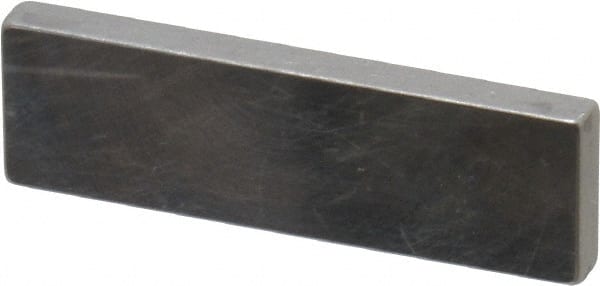Mitutoyo - 0.112" Rectangular Steel Gage Block - Accuracy Grade AS-1, Includes Certificate of Inspection - Exact Tooling