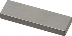 Mitutoyo - 0.136" Rectangular Steel Gage Block - Accuracy Grade AS-1, Includes Certificate of Inspection - Exact Tooling