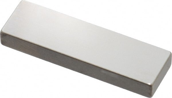 Mitutoyo - 0.144" Rectangular Steel Gage Block - Accuracy Grade AS-1, Includes Certificate of Inspection - Exact Tooling