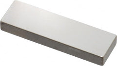 Mitutoyo - 0.144" Rectangular Steel Gage Block - Accuracy Grade AS-1, Includes Certificate of Inspection - Exact Tooling