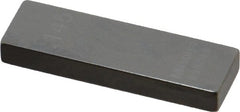 Mitutoyo - 0.145" Rectangular Steel Gage Block - Accuracy Grade AS-1, Includes Certificate of Inspection - Exact Tooling