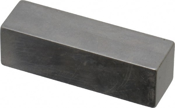 Mitutoyo - 0.35" Rectangular Steel Gage Block - Accuracy Grade AS-1, Includes Certificate of Inspection - Exact Tooling