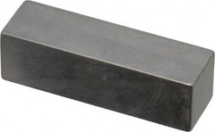 Mitutoyo - 0.35" Rectangular Steel Gage Block - Accuracy Grade AS-1, Includes Certificate of Inspection - Exact Tooling