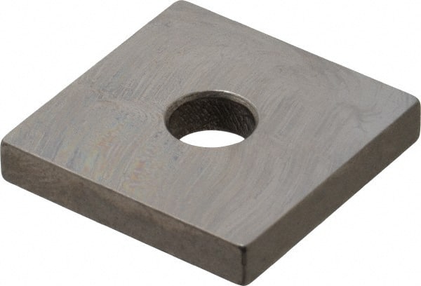 Mitutoyo - 0.16" Square Steel Gage Block - Accuracy Grade 0, Includes Certificate of Inspection - Exact Tooling