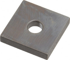 Mitutoyo - 0.17" Square Steel Gage Block - Accuracy Grade 0, Includes Certificate of Inspection - Exact Tooling