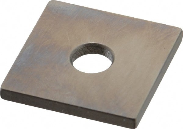 Mitutoyo - 0.103" Square Steel Gage Block - Accuracy Grade 0, Includes Certificate of Inspection - Exact Tooling