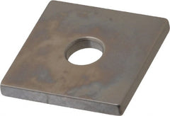 Mitutoyo - 0.117" Square Steel Gage Block - Accuracy Grade 0, Includes Certificate of Inspection - Exact Tooling