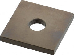 Mitutoyo - 0.122" Square Steel Gage Block - Accuracy Grade 0, Includes Certificate of Inspection - Exact Tooling