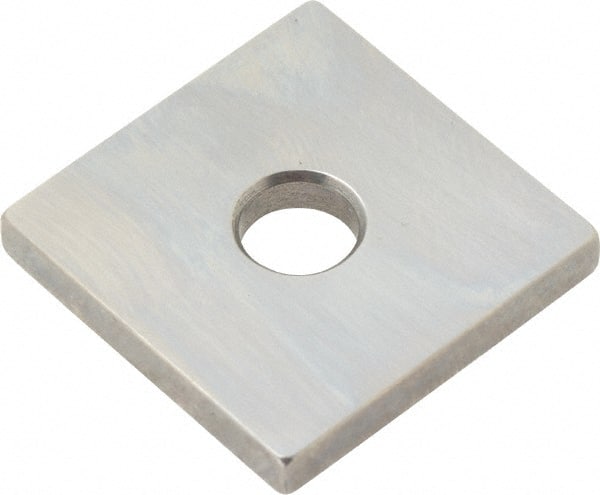 Mitutoyo - 0.134" Square Steel Gage Block - Accuracy Grade 0, Includes Certificate of Inspection - Exact Tooling