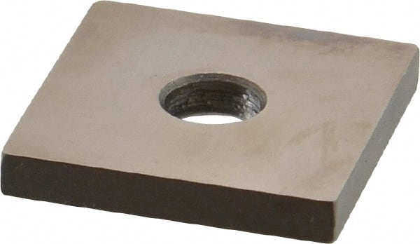 Mitutoyo - 0.136" Square Steel Gage Block - Accuracy Grade 0, Includes Certificate of Inspection - Exact Tooling