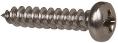 Value Collection - #6 Pan Head Phillips Sheet Metal Screw - Stainless Steel, 3/4" Length Under Head, Grade 316 - Exact Tooling