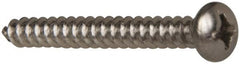 Value Collection - #6 Pan Head Phillips Sheet Metal Screw - Stainless Steel, 1-1/4" Length Under Head, Grade 316 - Exact Tooling