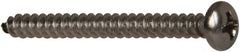 Value Collection - #6 Pan Head Phillips Sheet Metal Screw - Stainless Steel, 1-1/2" Length Under Head, Grade 316 - Exact Tooling