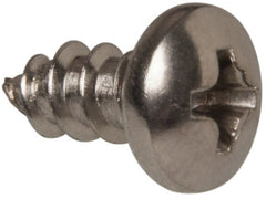 Value Collection - #8 Pan Head Phillips Sheet Metal Screw - Stainless Steel, 3/8" Length Under Head, Grade 316 - Exact Tooling