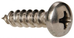 Value Collection - #10 Pan Head Phillips Sheet Metal Screw - Stainless Steel, 3/4" Length Under Head, Grade 316 - Exact Tooling