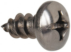 Value Collection - #12 Pan Head Phillips Sheet Metal Screw - Stainless Steel, 1/2" Length Under Head, Grade 316 - Exact Tooling