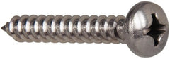Value Collection - #12 Pan Head Phillips Sheet Metal Screw - Stainless Steel, 1-1/2" Length Under Head, Grade 316 - Exact Tooling