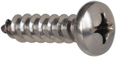 Value Collection - #14 Pan Head Phillips Sheet Metal Screw - Stainless Steel, 1" Length Under Head, Grade 316 - Exact Tooling