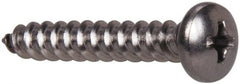 Value Collection - #14 Pan Head Phillips Sheet Metal Screw - Stainless Steel, 1-1/4" Length Under Head, Grade 316 - Exact Tooling