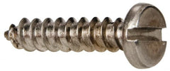 Value Collection - #6 Pan Head Slotted Sheet Metal Screw - Stainless Steel, 5/8" Length Under Head, Grade 316 - Exact Tooling