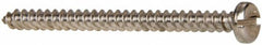 Value Collection - #8 Pan Head Slotted Sheet Metal Screw - Stainless Steel, 2" Length Under Head, Grade 316 - Exact Tooling