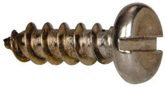 Value Collection - #10 Pan Head Slotted Sheet Metal Screw - Stainless Steel, 5/8" Length Under Head, Grade 316 - Exact Tooling
