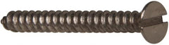 Value Collection - #6 Flat Head Slotted Sheet Metal Screw - Stainless Steel, 1-1/4" OAL, Grade 316 - Exact Tooling