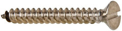 Value Collection - #14 Flat Head Slotted Sheet Metal Screw - Stainless Steel, 2" OAL, Grade 316 - Exact Tooling