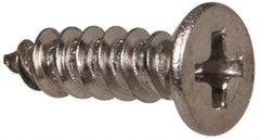 Value Collection - #6 Flat Head Phillips Sheet Metal Screw - Stainless Steel, 3/8" OAL, Grade 316 - Exact Tooling