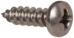 Value Collection - #6 Flat Head Phillips Sheet Metal Screw - Stainless Steel, 1/2" OAL, Grade 316 - Exact Tooling