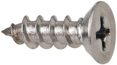 Value Collection - #10 Flat Head Phillips Sheet Metal Screw - Stainless Steel, 5/8" OAL, Grade 316 - Exact Tooling