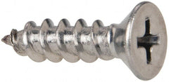 Value Collection - #10 Flat Head Phillips Sheet Metal Screw - Stainless Steel, 3/4" OAL, Grade 316 - Exact Tooling