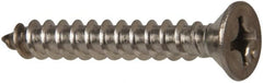 Value Collection - #12 Flat Head Phillips Sheet Metal Screw - Stainless Steel, 1-1/2" OAL, Grade 316 - Exact Tooling