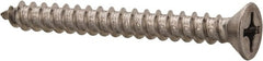 Value Collection - #12 Flat Head Phillips Sheet Metal Screw - Stainless Steel, 2" OAL, Grade 316 - Exact Tooling