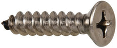 Value Collection - #14 Flat Head Phillips Sheet Metal Screw - Stainless Steel, 1-1/4" OAL, Grade 316 - Exact Tooling