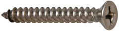 Value Collection - #14 Flat Head Phillips Sheet Metal Screw - Stainless Steel, 2" OAL, Grade 316 - Exact Tooling