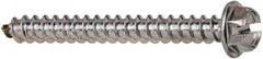 Value Collection - #12 Hex Washer Head Slotted Sheet Metal Screw - Stainless Steel, 2" Length Under Head, Grade 316 - Exact Tooling