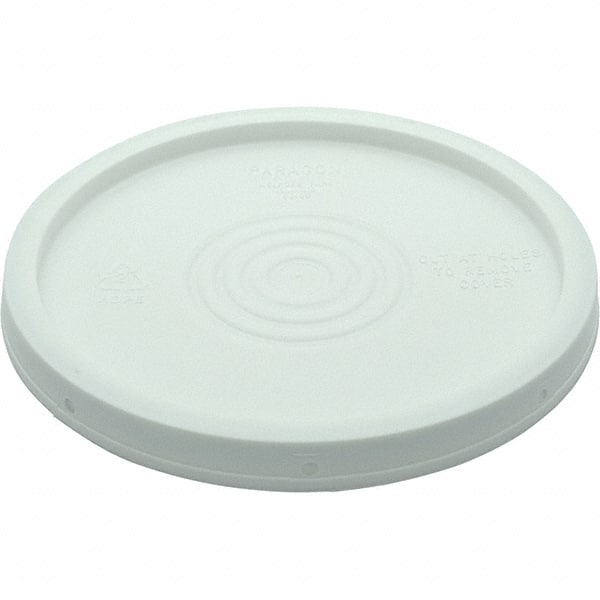 Vestil - Tote & Storage Container Lids For Use With: 3-1/2, 5 & 6 Gallon Pails Width (Decimal Inch): 12.500 - Exact Tooling