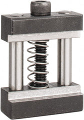 Gibraltar - 1 Piece Vise Work Stop - Steel, 1" Wide, 0.38" High - Exact Tooling