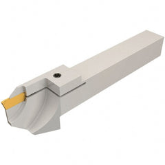 Iscar - External Thread, 0.3937" Max Depth of Cut, 1.4mm Min Groove Width, 95mm OAL, Right Hand Indexable Grooving Cutoff Toolholder - 12mm Shank Height x 12mm Shank Width, DG.. Insert Style, DGT Toolholder Style, Series Do-Grip - Exact Tooling