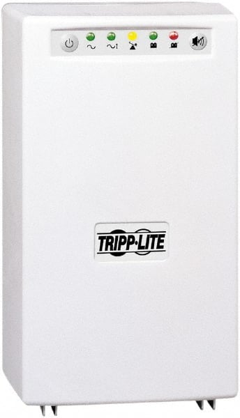 Tripp-Lite - 15 Amp, 1,200 VA, Tower Mount Line Interactive Backup Uninterruptible Power Supply - Backup 4 min with Full Load & 12 min with Half Load, 120 VAC Input & Output, 750 Watt Output, 1 Phases, 6 Outlets - Exact Tooling