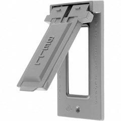Hubbell Wiring Device-Kellems - Weatherproof Box Covers Cover Shape: Rectangle Number of Holes in Outlet: 1 - Exact Tooling