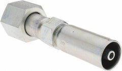 Eaton - Steel Hydraulic Hose Swivel - -4 Hose Size, 1/4" Hose Diam - Exact Tooling