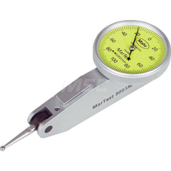 Mahr - Dial Test Indicators; Maximum Measurement (Decimal Inch): 0.0040 ; Maximum Measurement (mm): 0.10 ; Dial Graduation (Decimal Inch): 7.870000 ; Dial Graduation (mm): 0.0020 ; Dial Reading: 100-0-100 ; Dial Diameter (Inch): 1.1 - Exact Tooling