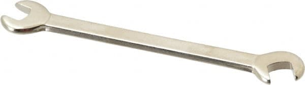 Proto - 13/64" x 15/64" Standard Ignition Open End Wrench - 3" OAL, Double End, Satin Finish, 15° & 60° Head Angle - Exact Tooling