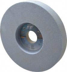 Norton - 7" Diam x 1-1/4" Hole x 1" Thick, I Hardness, 60 Grit Surface Grinding Wheel - Ceramic, Type 5, Medium Grade, 3,600 Max RPM, Vitrified Bond, One-Side Recess - Exact Tooling