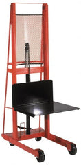 Wesco Industrial Products - 1,000 Lb Capacity, 60" Lift Height, Hydraulic Platform Base Manually Operated Lift - Exact Tooling