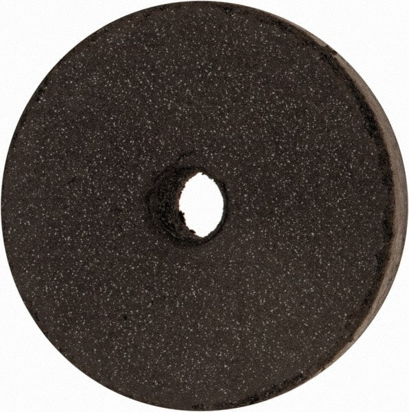 Cratex - 1-1/2" Diam x 1/4" Hole x 1/4" Thick, Surface Grinding Wheel - Silicon Carbide, Medium Grade, 15,000 Max RPM, Rubber Bond, No Recess - Exact Tooling